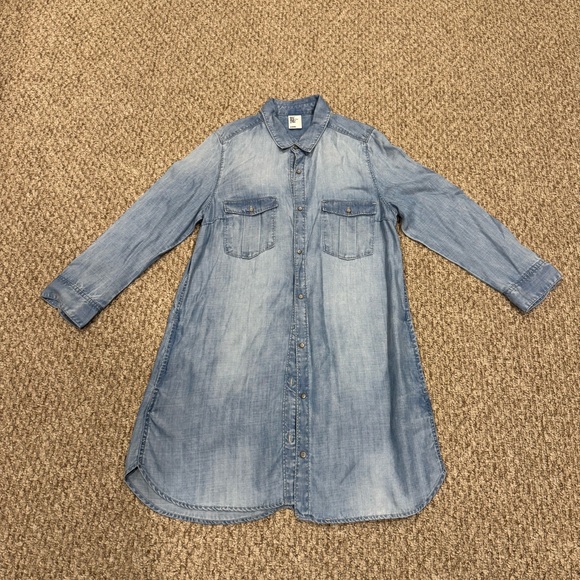 H&M Denim Shirt Dress - Picture 1 of 4
